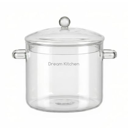 Стъклена тенджера Luigi Ferrero Prima Special FR-8030G 3.3L, с капак и дръжки
