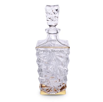 Гарафа Bohemia 1845 Glacier Gold кант 900ml 