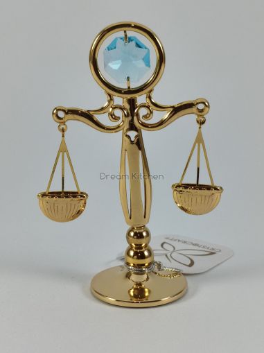 Фигура Везни Антика - тип Сваровски, позлата