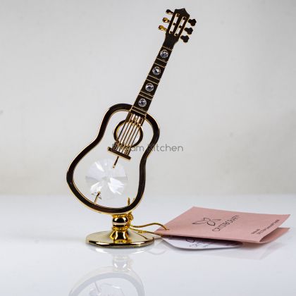 Фигура Китара - тип Сваровски, златна
