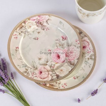 Комплект чинии - Цветен романс - 2 бр. 