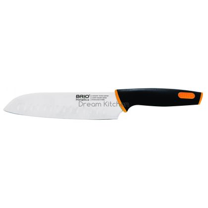 Нож Santoku Brio Metallica, 18.5 см