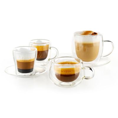 Чаша за чай и кафе двустенни Luigi Ferrero Coffeina FR-8057E 280ml, 2 броя