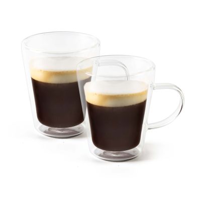 Чаши за чай и кафе двустенни Luigi Ferrero Coffeina FR-8062 210ml, 2 броя