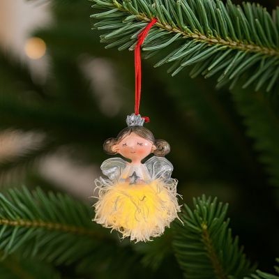 Коледна декорация за закачане -Фея 13 см