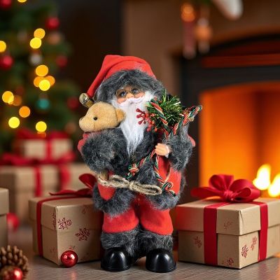 Коледна декорация - Музикален, танцуващ Дядо Коледа 