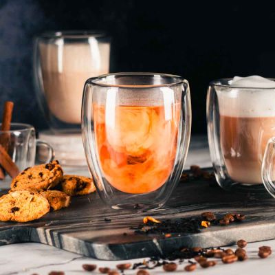 Чаша за капучино и лате Luigi Ferrero Coffeina FR-8063 350ml, 2 броя