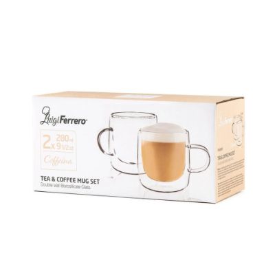 Чаша за чай и кафе Luigi Ferrero Coffeina FR-8053 280ml, 2 броя