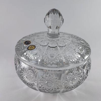 Бонбониера гравюра с капак, Bohemia, 16 см.