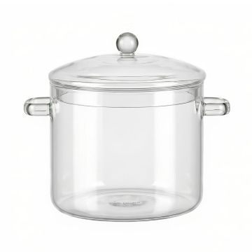 Стъклена тенджера Luigi Ferrero Prima Special FR-8030G 3.3L, с капак и дръжки