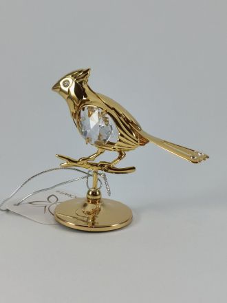 Фигура Птичка - тип Сваровски, позлата