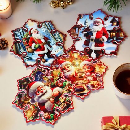 Коледна подложка - Снежинка ф20