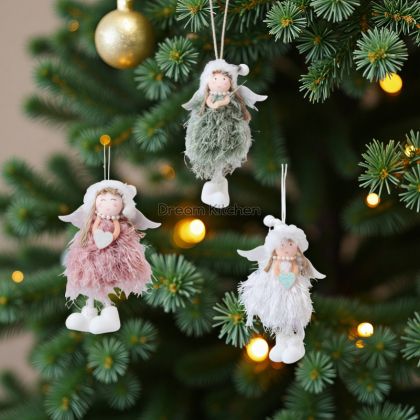 Коледна декорация - Фея с рокля