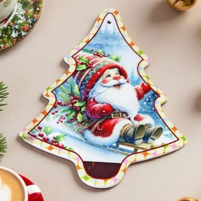 Коледна подложка - Елха 20*24 см.