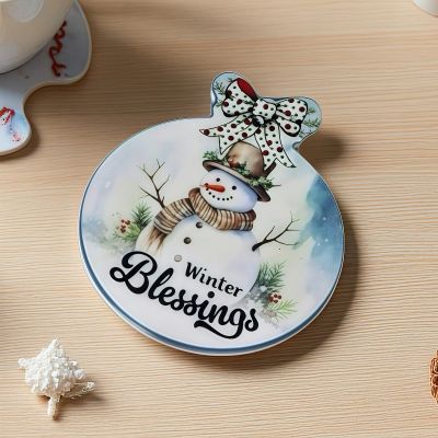 Коледна подложка - Топка 11*12 см.