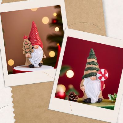 Коледна декорация - Гном с лакомство