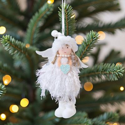 Коледна декорация - Фея с рокля