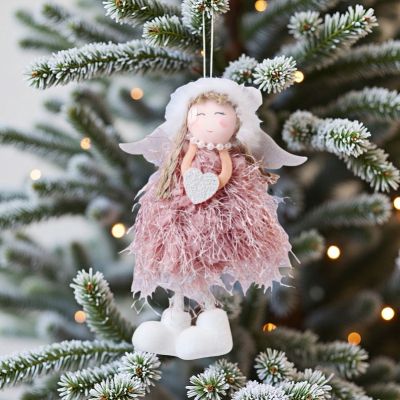 Коледна декорация - Фея с рокля