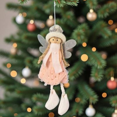 Коледна декорация - Фея с шал