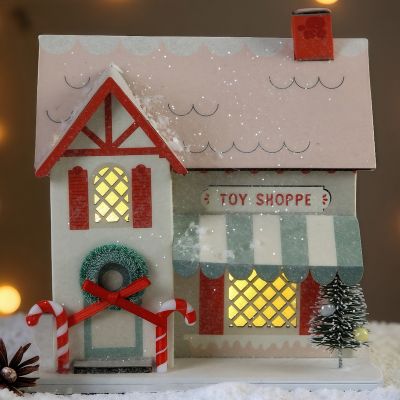 Коледна декорация от хартия - Къщичка