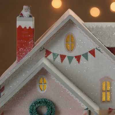 Коледна декорация от хартия - Къща