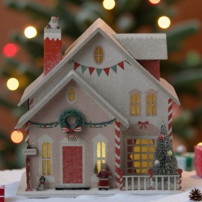 Коледна декорация от хартия - Къща