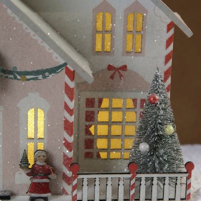 Коледна декорация от хартия - Къща