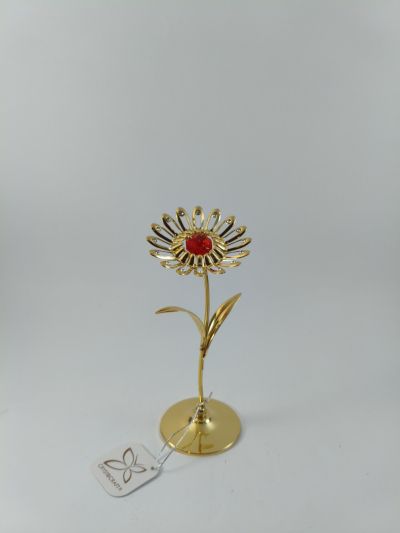 Фигура слънчоглед - тип Сваровски злато
