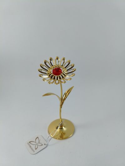 Фигура слънчоглед - тип Сваровски злато