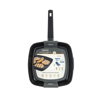 Nerthus Индукционен грил тиган 28х28 см.