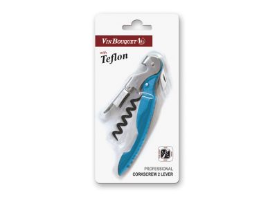 Vin Bouquet Професионален тирбушон с двоен лост - син