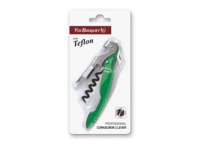 Vin Bouquet Професионален тирбушон с двоен лост - зелен
