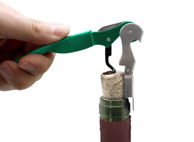 Vin Bouquet Професионален тирбушон с двоен лост - зелен